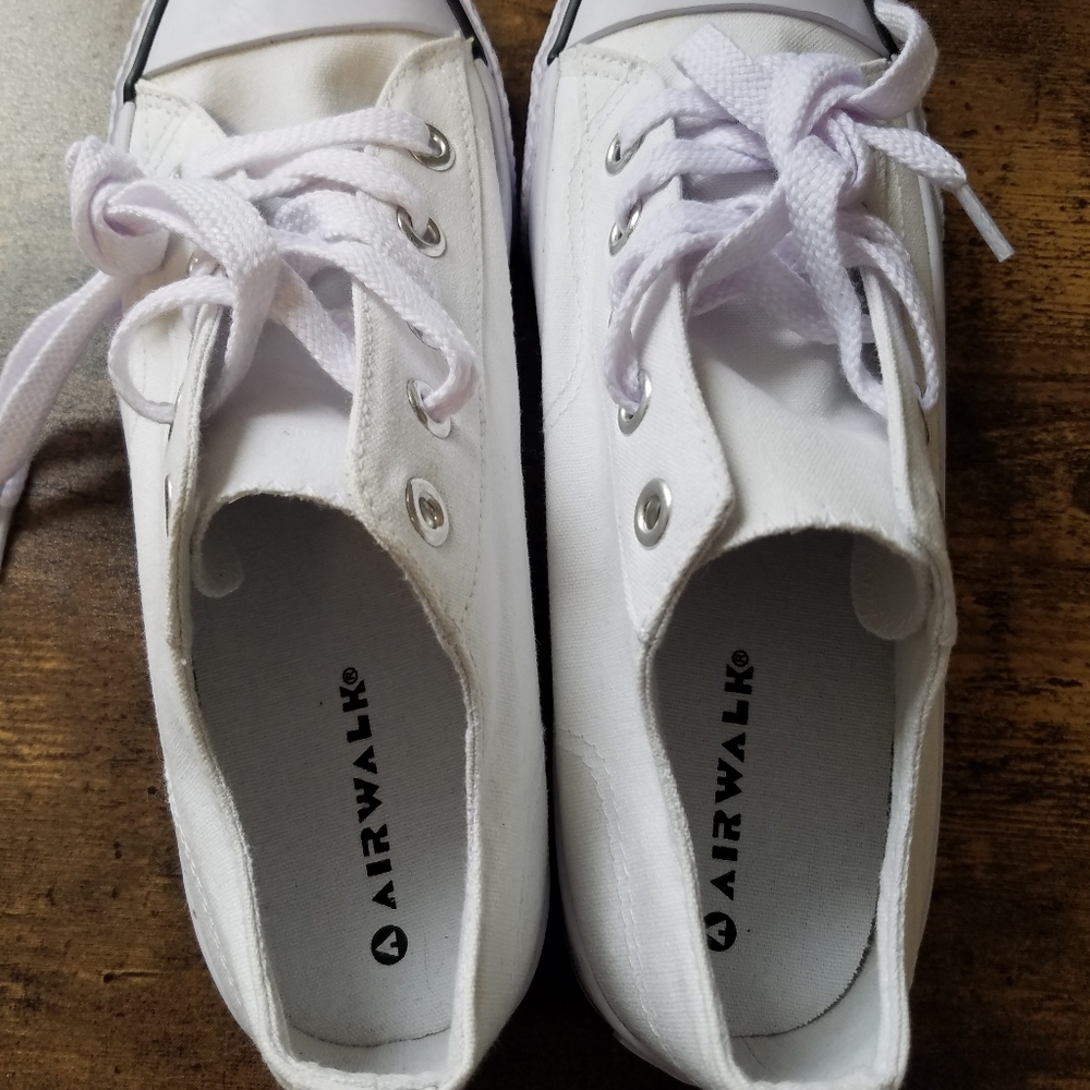 New White AirWalk Sneakers